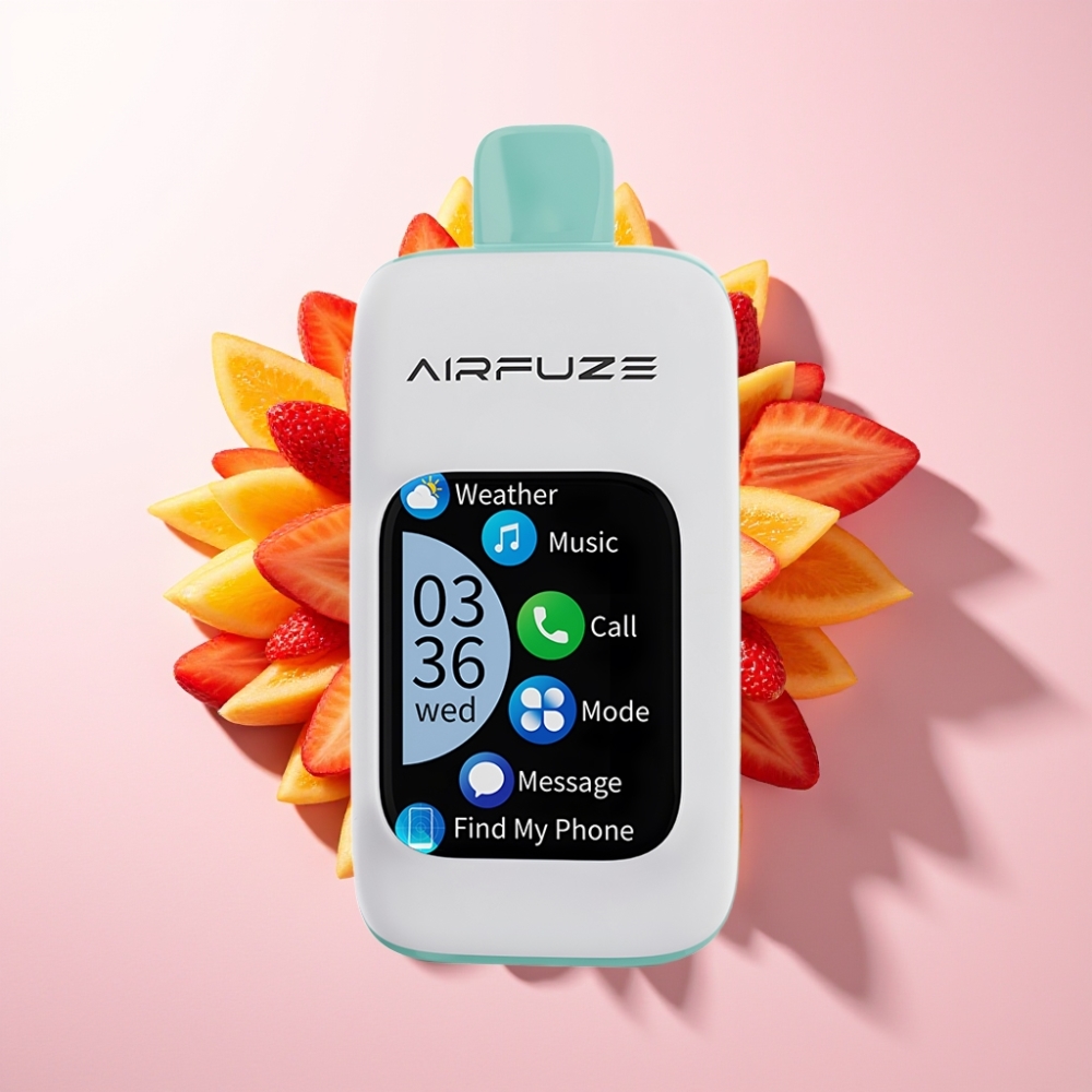 AirFuze Smart 30000 Puffs 5% Nicotine 900mAh Type-C Explozie de Fructe Curcubeu