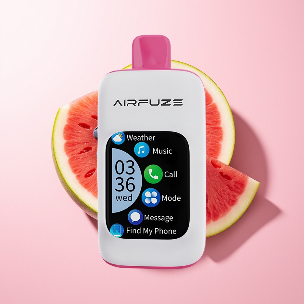 AirFuze Smart 30000 Puffs Afișaj Tactil 900mAh Afine Pepene Galben