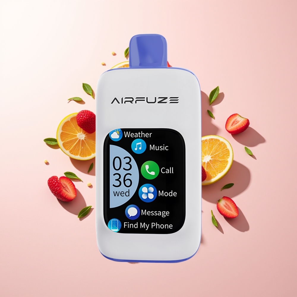 AirFuze Smart 30000 Pufuri Dispozabil Afișaj Tactil Miami Menta 5% 900mAh Type-C