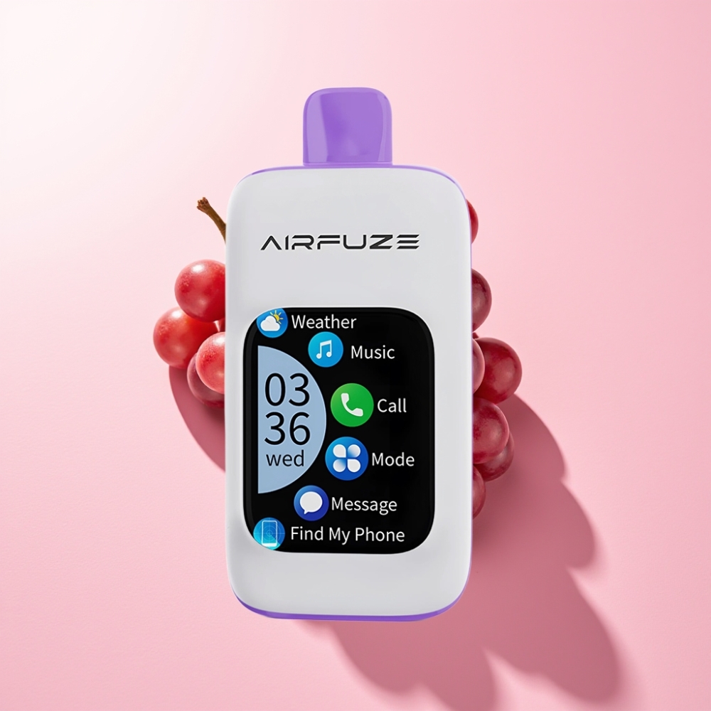 Airfuze Smart Pro 40000 Pufuri Baterie 900mAh Lichid 20ML Nicotina 2% 5% Explozie de Struguri