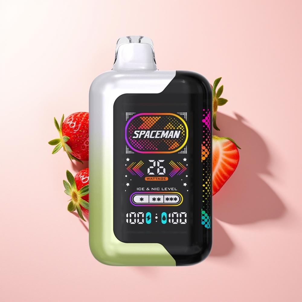 SMOK Spaceman SP40000 Zero Nic 20ml Afine Capsuni Kiwi 4Moduri Putere 4Niveluri Gheata