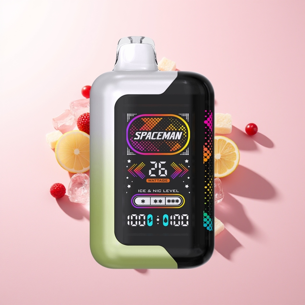 SMOK Spaceman SP40000 Zero Nic 40000 Puffuri 20ml Gheață Struguri Albi