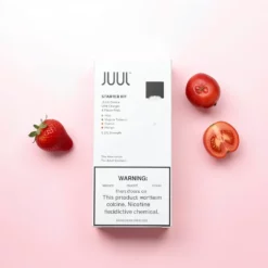 Juul Kit de start 800 pufuri 5% nicotină Tutun Virginia, Mentă, Cremă, Mango